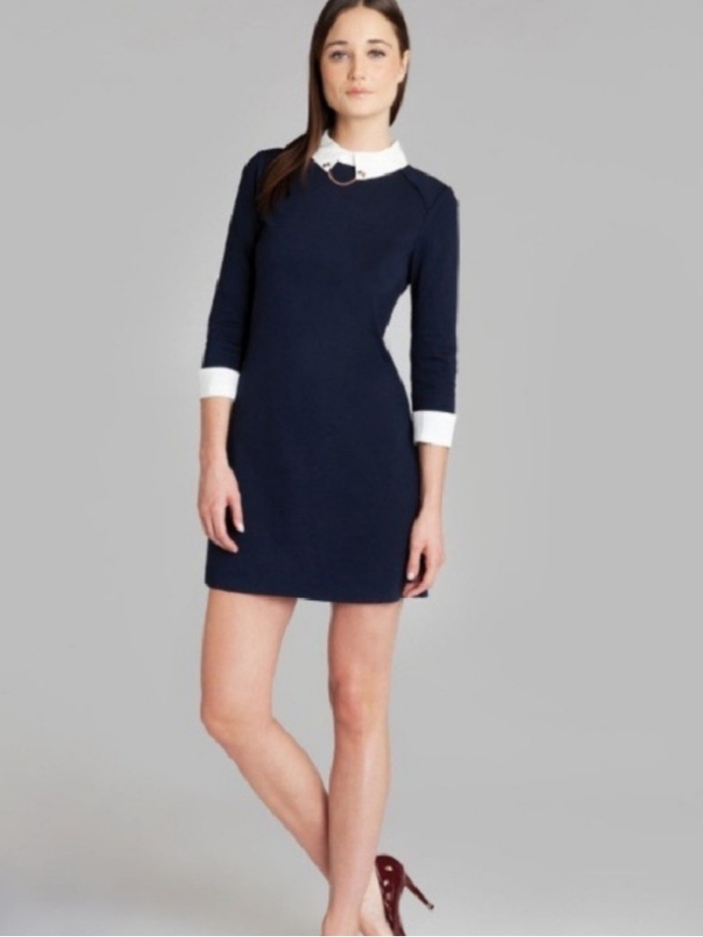 Ted Baker Wubty Contrast  Collar Dress Size 1 / 4